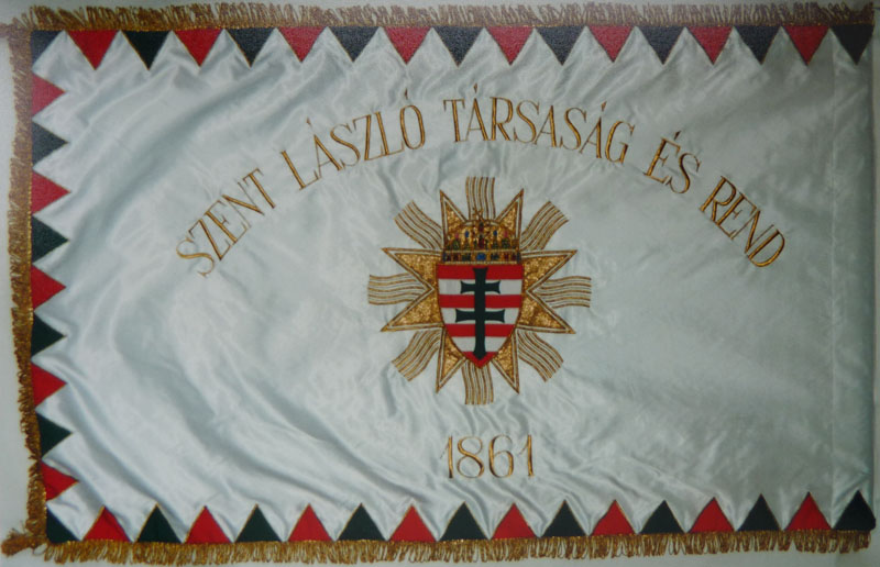 Szent László Társaság (1861) és Rend zászlaja